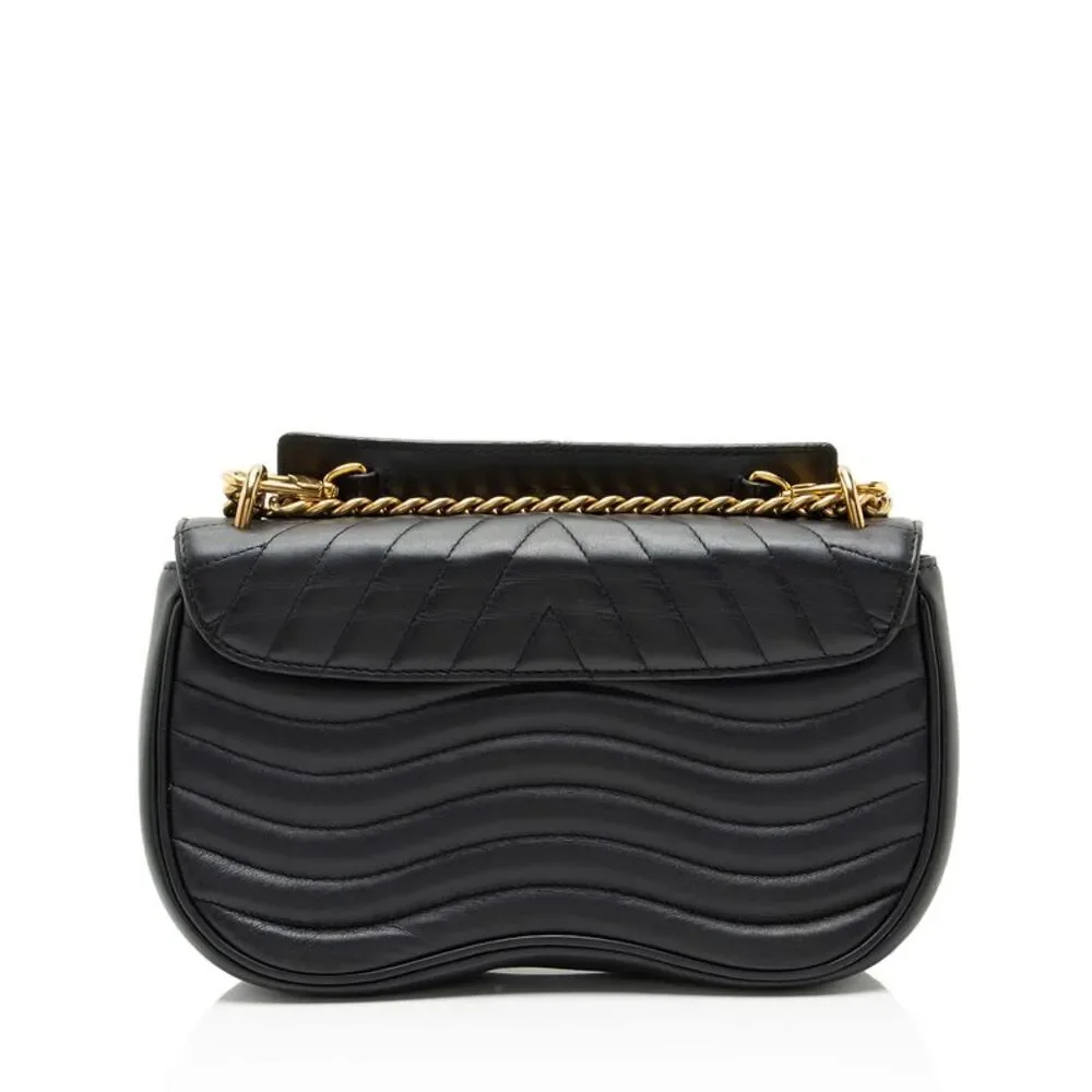 Louis Vuitton Calfskin New Wave Chain MM Shoulder Bag